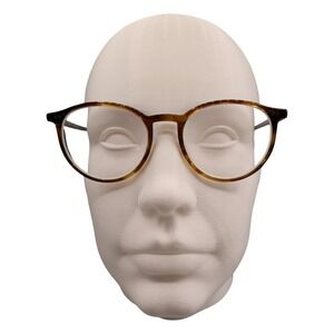 Fielmann MI 039 CL Brown Tortoise Round Eyeglass Frames FM401 50-18-140